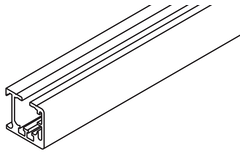 Hawa Regal looprail 22x20mm, 2500mm