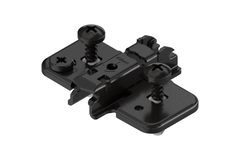Stelplaat excentrisch expando 3mm onyx zwart