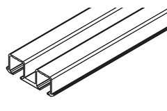 Hawa Clipo 16 alu looprail 3,5m dubbel/inbouw/schroeven