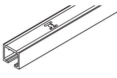 Looprail Hawa Clipo 26/36, alu geanodiseerd, te vijzen, 6000mm