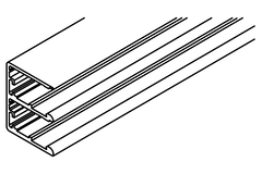 Hawa Combino 50 dubbele rail demping 3500mm