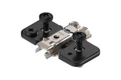 Stelplaat excentrisch expando 0mm onyx zwart
