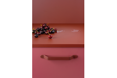 Greep BELT BA160 L221.3 zamak vulkaanrood