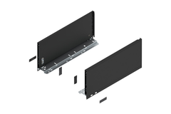 Legrabox zijkant l+r  c  400mm carbon zwart