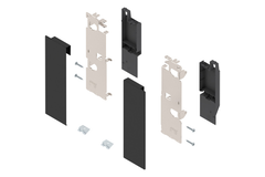 Fronthouders l+r binnenlade  c carbon zwart