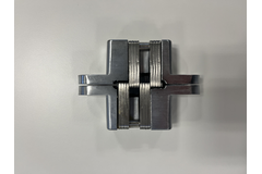 Onzichtbaar scharnier 116x27.8mm nikkel geborsteld