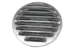Ronde schoepenrooster d.100mm alu