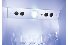 Energiebox + lamp rvs 566mm d-nl-l