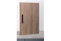 Greep CUBIC L160 zamak mat zwart