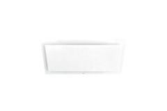 Novy Vision 120 cm wit glas wanddampkap recircul