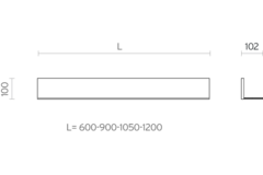 Filo afstandhouder frontlade 60 zwart