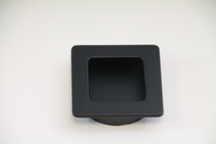 Inkapschelp vierkant zmk 50x50mm mat zwart