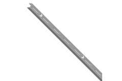 Stellijsten element enkel - 1,5m grijs