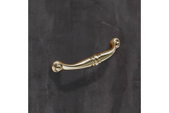 Greep Alberta, boorafstand 96, L 110 mm, B 14 mm, H 28 mm, roestvrij staal finish geborsteld