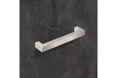 Greep Aosta, boorafstand 416, L 432 mm, B 16 mm, H 35 mm, roestvrij staal geborsteld