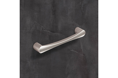 Greep Bruxella, boorafstand 160, L 180 mm, B 20 mm, H 36 mm, roestvrij staal finish geborsteld