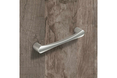 Greep Bruxella, boorafstand 160, L 180 mm, B 20 mm, H 36 mm, roestvrij staal finish geborsteld
