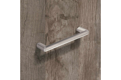 Greep Chalcis, boorafstand 128, L 147 mm, B 11 mm, H 31 mm, roestvrij staal finish geborsteld