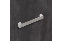 Greep Cheam, boorafstand 192, L 227 mm, B 25 mm, H 25 mm, roestvrij staal finish geborsteld