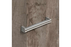 Greep Como, boorafstand 320, L 332 mm, B 26 mm, H 45 mm, Roestvrij staal geborsteld / roestvrij staal finish geborsteld