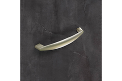 Greep Dinia, boorafstand 96, L 118 mm, B 16 mm, H 28 mm, roestvrij staal finish geborsteld
