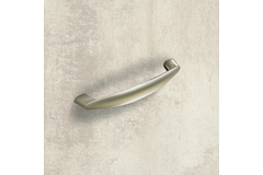 Greep Dinia, boorafstand 96, L 118 mm, B 16 mm, H 28 mm, roestvrij staal finish geborsteld