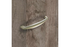 Greep Dinia, boorafstand 96, L 118 mm, B 16 mm, H 28 mm, roestvrij staal finish geborsteld