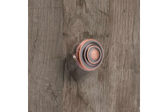 Knop Essa, H 25 mm, ø 32 mm, koperkleurig antiek