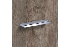 Greep Fermo, boorafstand 32 / 64 mm, L 74 mm, B 7 mm, H 27 mm, glans verchroomd
