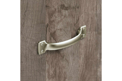 Greep Flavia, boorafstand 96, L 145 mm, B 28 mm, H 28 mm, Mat vernikkeld