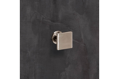 Knop Fogo, L 25 mm, B 25 mm, H 23 mm, roestvrij staal finish geborsteld