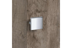 Greep Messana, boorafstand 32, L 42 mm, B 42 mm, H 25 mm, glans verchroomd