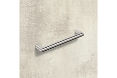 Greep Narona, boorafstand 128, L 140 mm, H 30 mm, ø 12 mm, roestvrij staal geborsteld