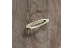 Greep Neapolis, boorafstand 96, L 148 mm, B 15 mm, H 41 mm, roestvrij staal finish geborsteld