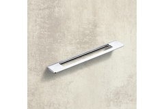 Greep Nubia, boorafstand 256, L 309 mm, B 8 mm, H 35 mm, glans verchroomd