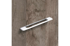 Greep Nubia, boorafstand 256, L 309 mm, B 8 mm, H 35 mm, glans verchroomd