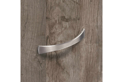 Greep Parma, boorafstand 128, L 138 mm, B 17 mm, H 25 mm, roestvrij staal finish geborsteld