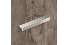 Greep Rovigo, boorafstand 96, L 111 mm, B 16 mm, H 25 mm, roestvrij staal finish geborsteld
