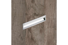 greep om in te laten Spira, L 2000 mm, B 43 mm, H 17.5 mm, Aluminium geëloxeerd