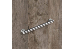 Greep Vieste, boorafstand 128, L 152 mm, H 30 mm, ø 12 mm, roestvrij staal finish geborsteld