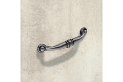 Greep Alberta, boorafstand 96, L 110 mm, B 14 mm, H 28 mm, tinkleurig antiek