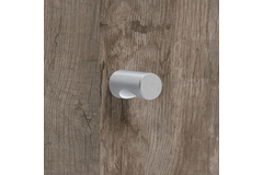 Knop Almus, H 23 mm, ø 12 mm, Mat verchroomd