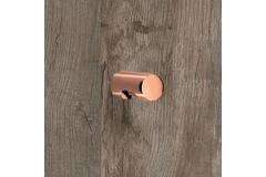 Knop Almus, H 23 mm, ø 12 mm, Koperkleurig glans