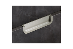 greep om in te laten Athena, boorafstand 160, L 170 mm, B 19 mm, H 36 mm, roestvrij staal finish geborsteld