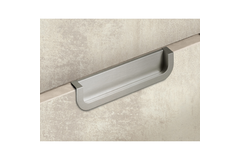 greep om in te laten Athena, boorafstand 160, L 170 mm, B 19 mm, H 36 mm, roestvrij staal finish geborsteld