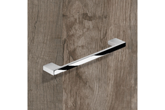 Greep Belluno, boorafstand 160 / 192 mm, L 200 mm, B 9 mm, H 30 mm, glans verchroomd