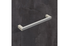 Greep Bermeo, boorafstand 160, L 173 mm, B 12 mm, H 32 mm, roestvrij staal finish geborsteld