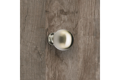 Knop Bona, H 41 mm, ø 30 mm, roestvrij staal finish geborsteld