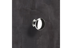 Knop Cirpi, H 27 mm, ø 30 mm, glans verchroomd