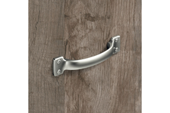 Greep Flavia, boorafstand 96, L 145 mm, B 28 mm, H 28 mm, tinkleurig